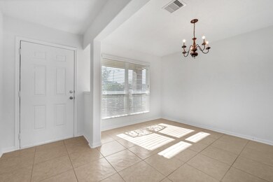 Formal dining with great sun light.