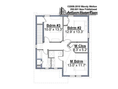 3 bedrooms and 2 full baths on the...