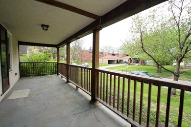 Large front porch
