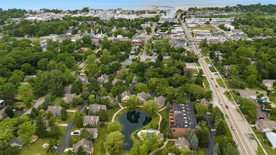 Aerial view to Lake