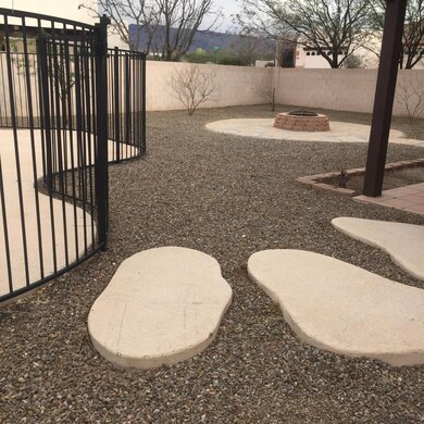 Fenced pool