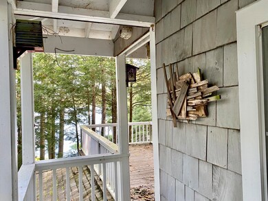View of pond from main deck