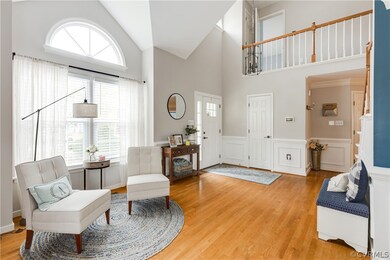 The formal living room area is the perfect reading