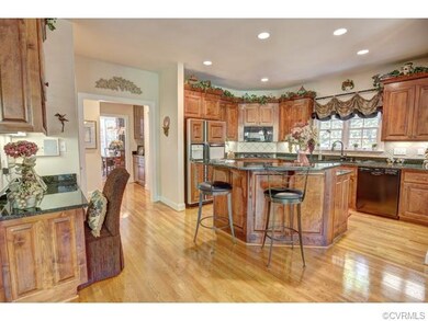 Beautiful kitchen with two pantries, desk, island 