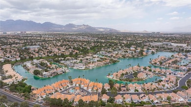 Aerial view of the community and surrounding area
