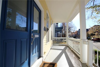 Double door entry on your open porch, perfect for 