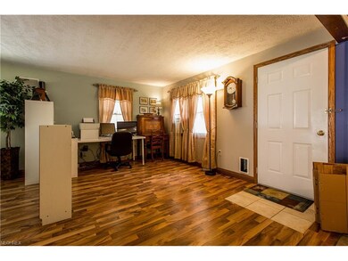 Office area in the living room