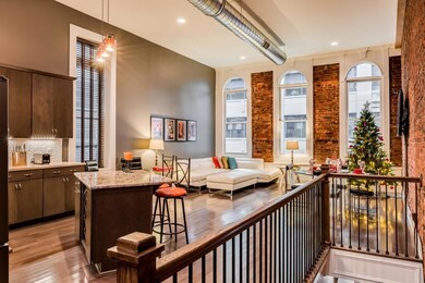 Entrance from Street Level Door