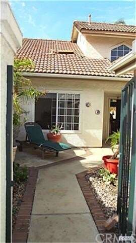 Private Gated Entry and Front Patio