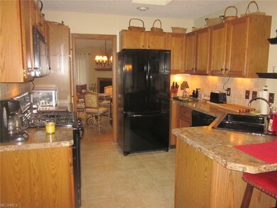 kitchen view newer appliances included