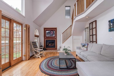 French Doors Open Onto Front Deck