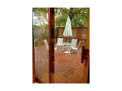 Spacious Deck off Family Room.