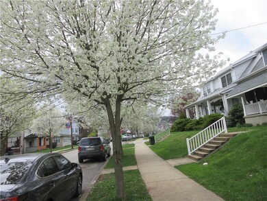 Tree lined street