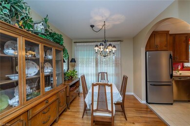 Dining room with back yard access