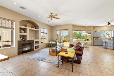 Cozy Gas Fireplace