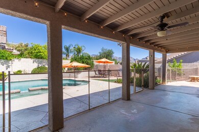 Extended covered patio