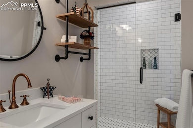 Completely updated main level 3/4 bath