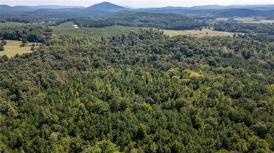 Aerial view with a mountain view