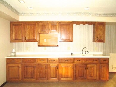 Large Wet Bar with Microwave Cabinet