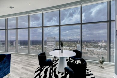 An seemingly endless wall of windows with subtle f