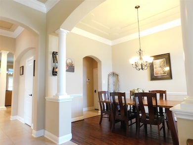 Formal dinner with hardwood floors!