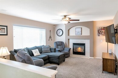 16 x 13 Family Room with gas fireplace and overloo