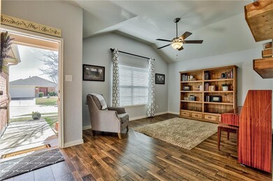 Front flex room can be used as formal dining, stud