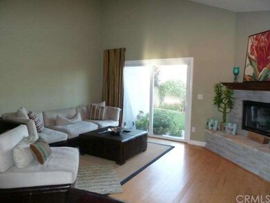 Living Room has vaulted ceilings, a beautiful fire