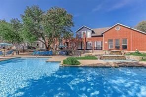 View of pool