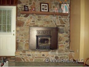 Family room fireplace