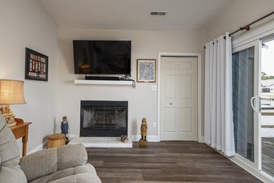 Cozy Gas Logs Fireplace