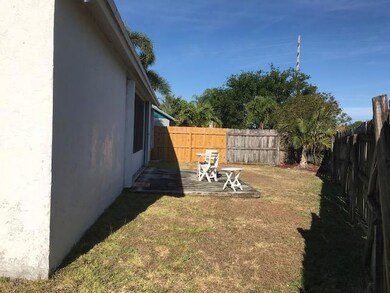 Patio Deck off Rear enclosed patio