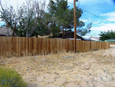 NW corner of lot