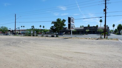 Looking east