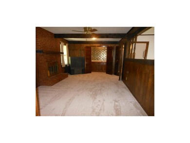 Great room with vintage wetbar . . . and big scree