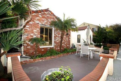Inviting front patio allows space to relax and to 