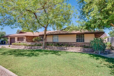 Beautifully landscaped front yard