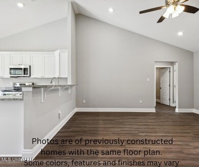 Photos are of previously constructed hom