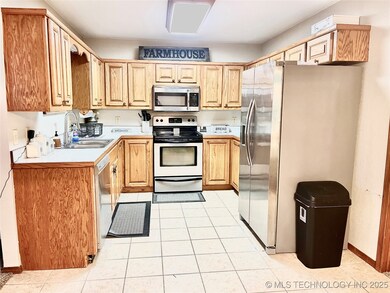 Full view of kitchen