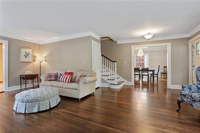 Expansive living room