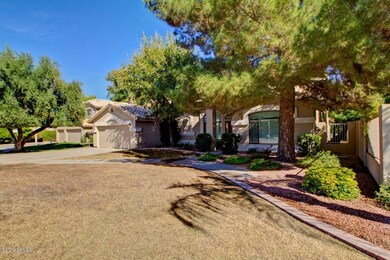 Large front yard