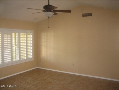 family room-blinds open