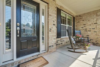 Welcoming front porch