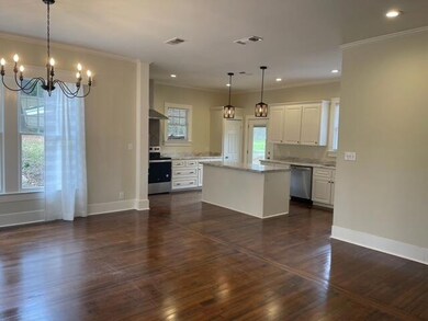 Open to kitchen