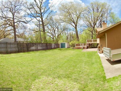 Large backyard