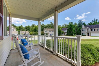 Great front porch.