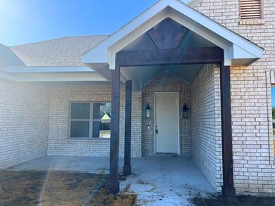 Cedar accents on front porch