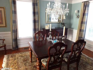 Dining Room - Hardwood floors, double  windows, tr
