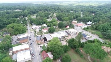 Town Square as seen by drone from 
house