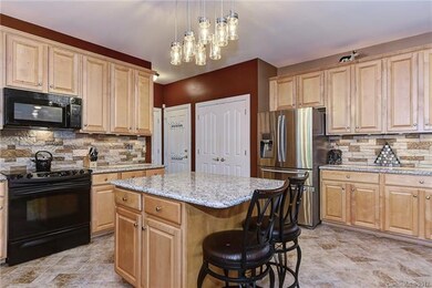 Kitchen facing front of home.  Lots of cabinet / c
